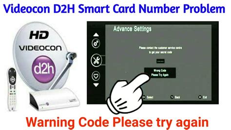 smart card error in videocon d2h|Videocon d2h problems.